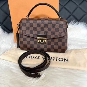 SOLD! Louis Vuitton Croisette Damier Ebene Bag
